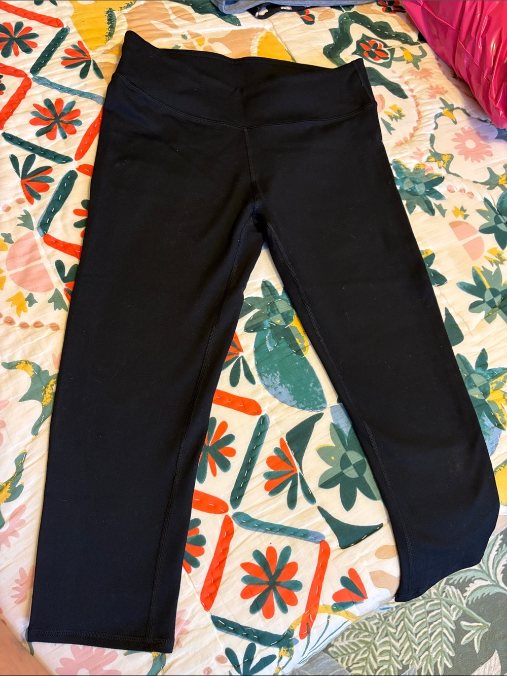 Fabletics Black Capri Active Leggings